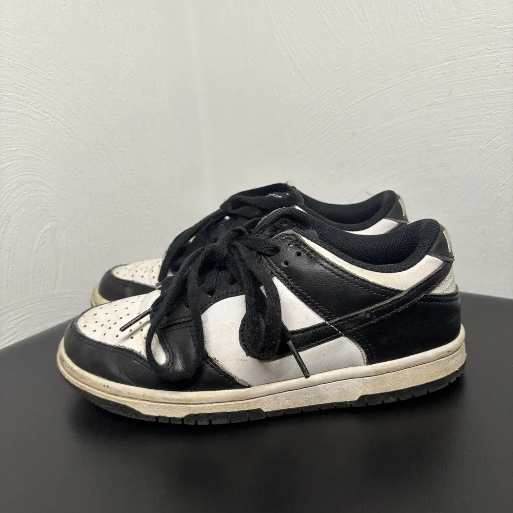 Nike Dunk Low Black White Panda‎ Sneakers Shoes 3.5Y CW1590-100 Casual Kids Mens